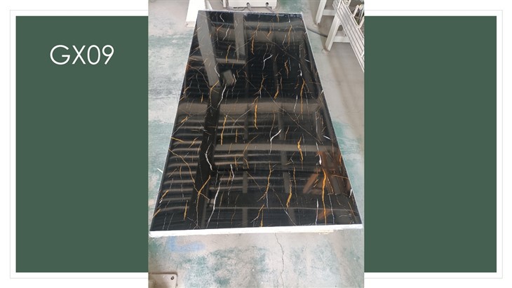 Black Gilded PVC Wall Panel factory