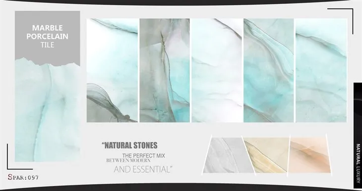 Ocean Blue Glazed Porcelain Tiles