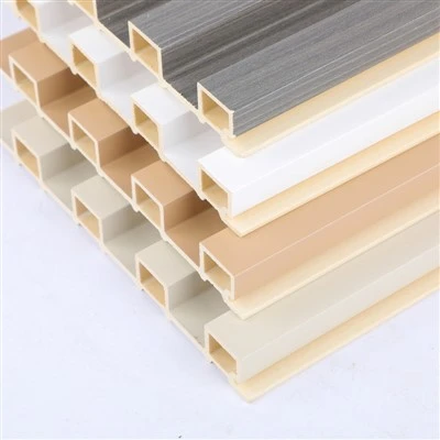 Panel Dinding WPC Dengan Warna Coklat